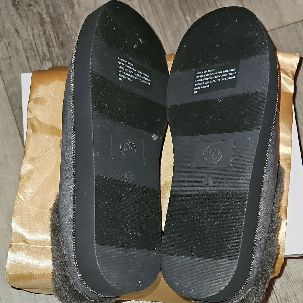 Joy Mangano Gray Women's Slippers - Picture 5 of 6